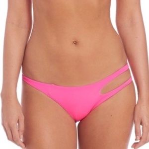 L'Agent by Agent Provocateur Agata Bikini Bottom in Hot Pink